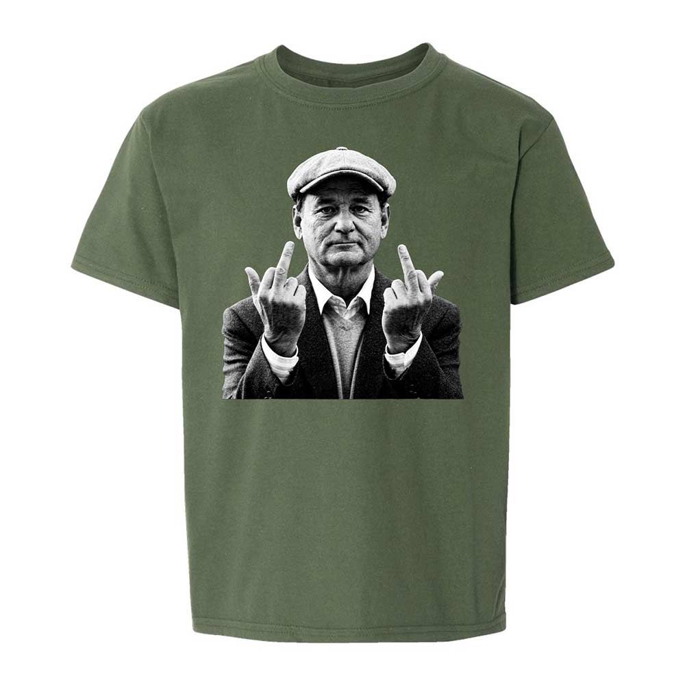 Bill Murray Middle Finger - Military Green - 19