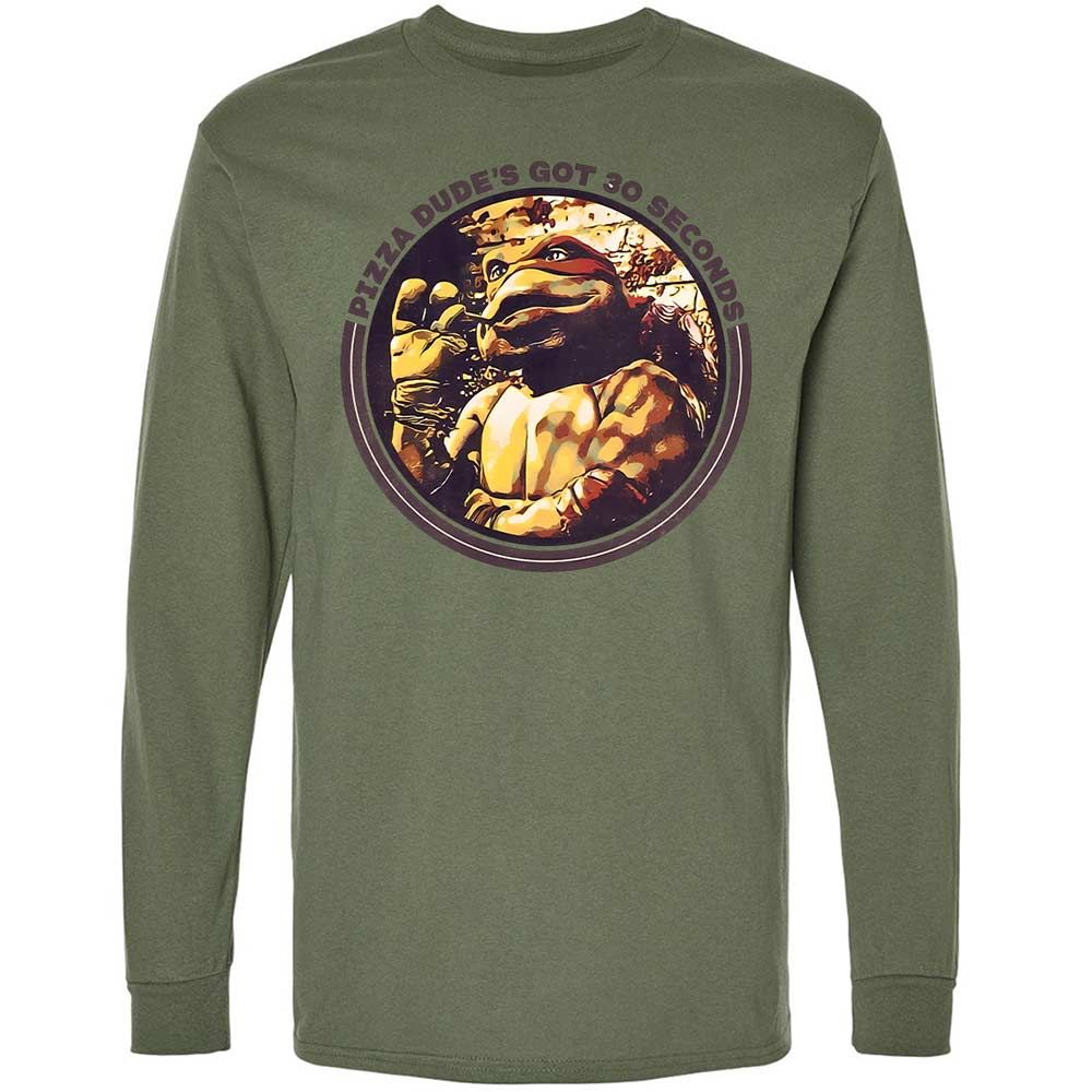 Long Sleeve T-Shirt - UKP2N9CQ - Military Green - 19