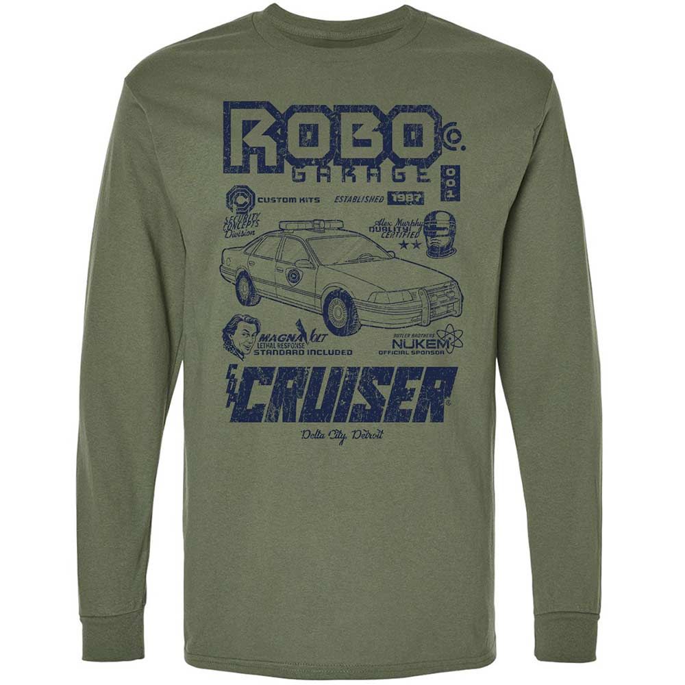 Long Sleeve T-Shirt - VY4LT7FK - Military Green - 19
