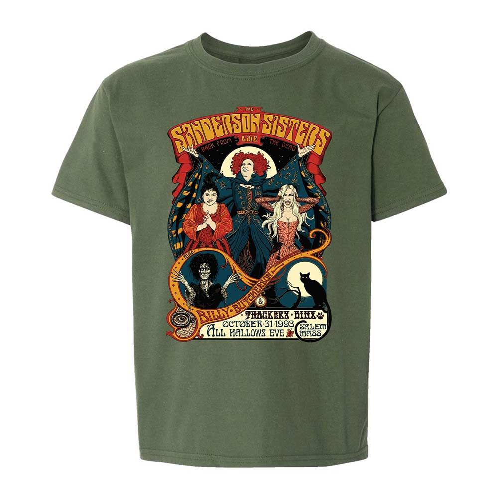 Kids T-Shirt - HU4XGBFZ - Military Green - 19