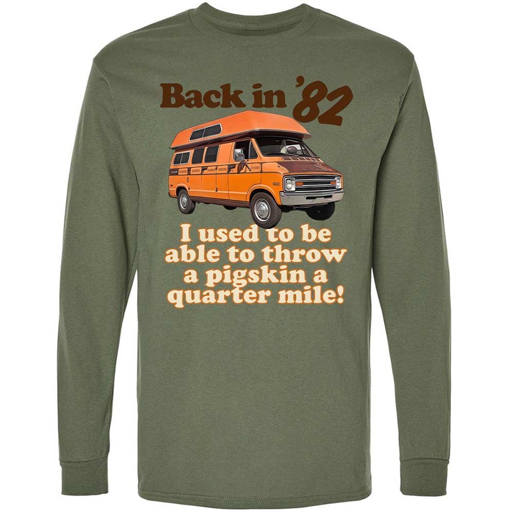 Long Sleeve T-Shirt - HDJG35UD - Military Green - 19