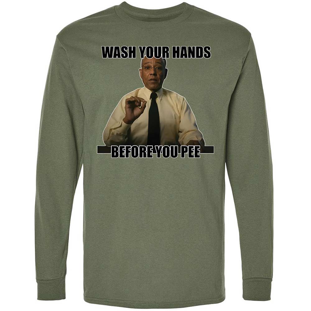 Long Sleeve T-Shirt - 1TYQW8LG - Military Green - 19