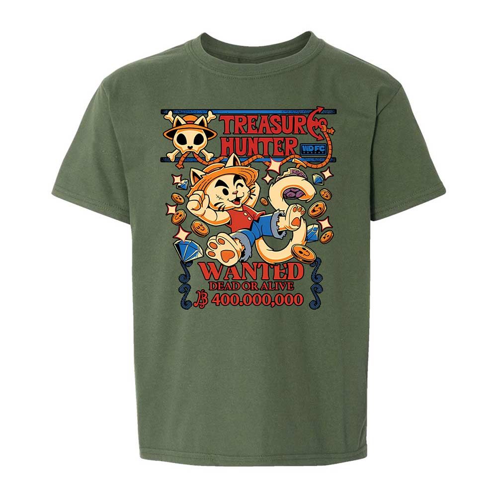 Kids T-Shirt - C8E7F1JP - Military Green - 19