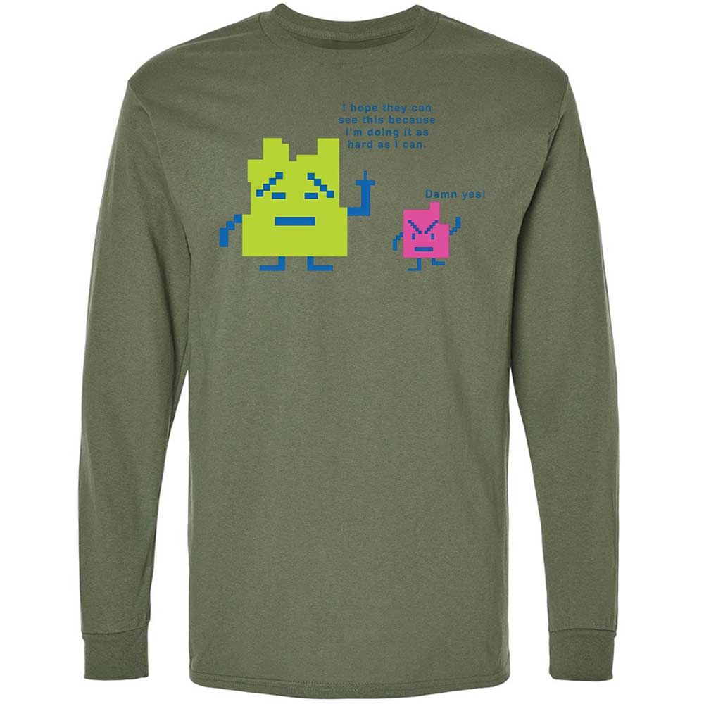 Long Sleeve T-Shirt - SMPANMPZ - Military Green - 19