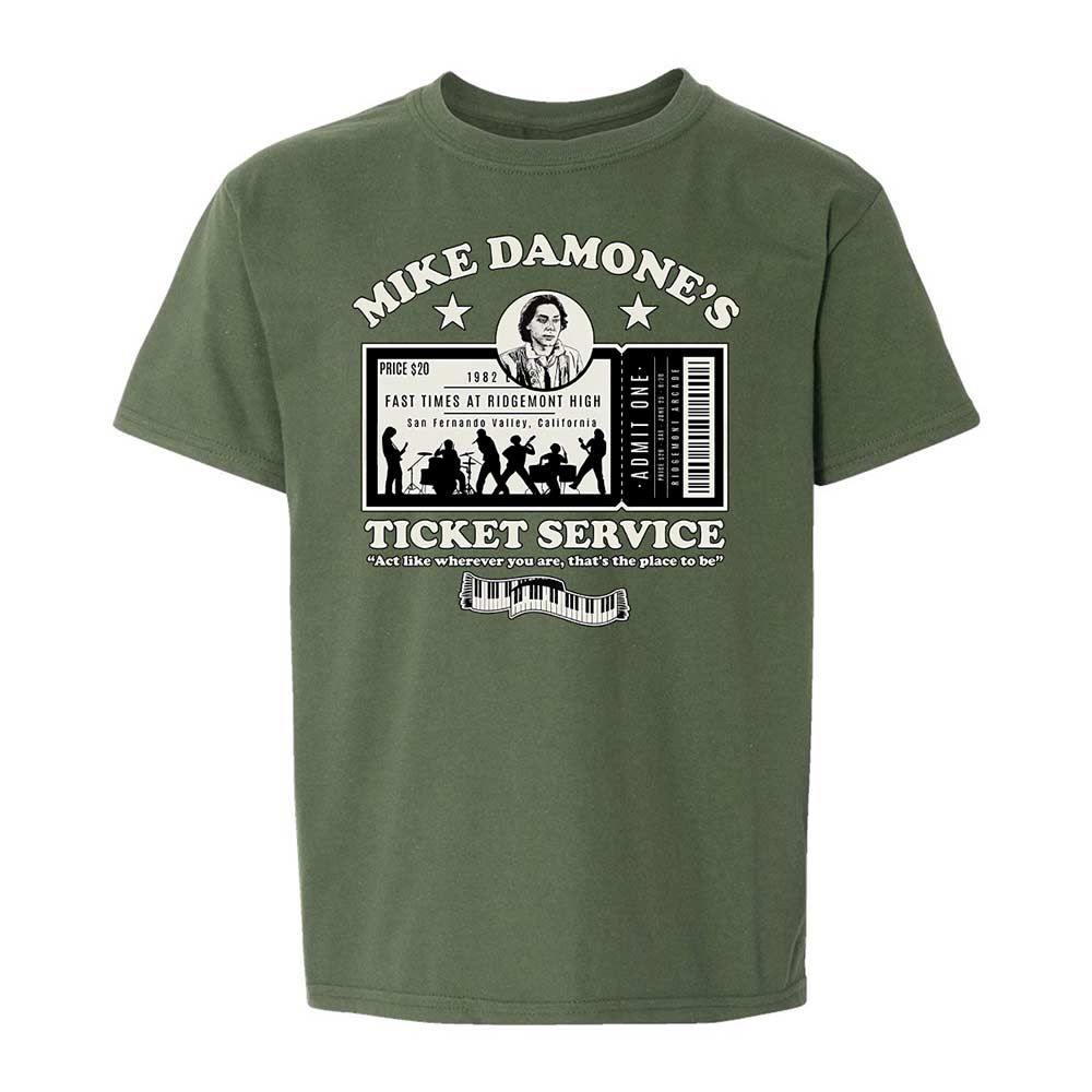 Damone's Ticket Service - Military Green - 19