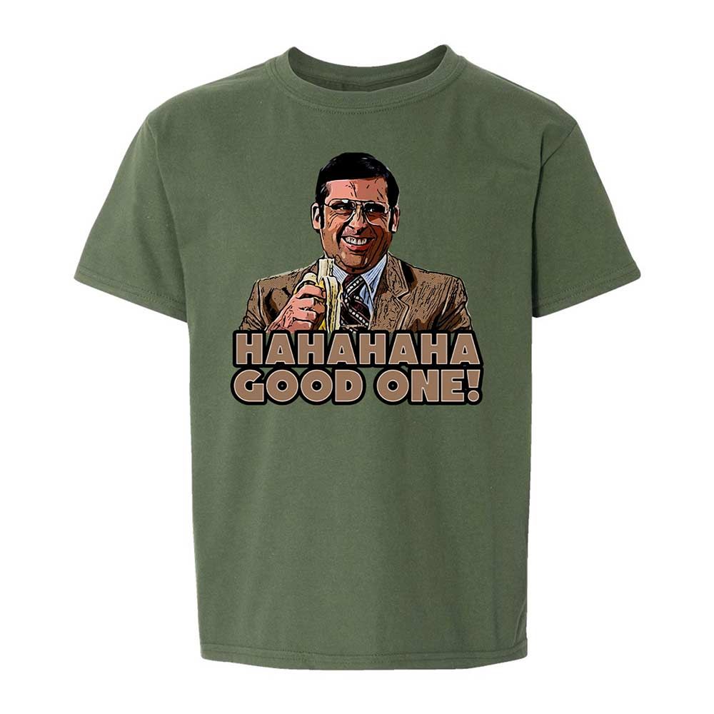 Kids T-Shirt - Y8UFRV3N - Military Green - 19