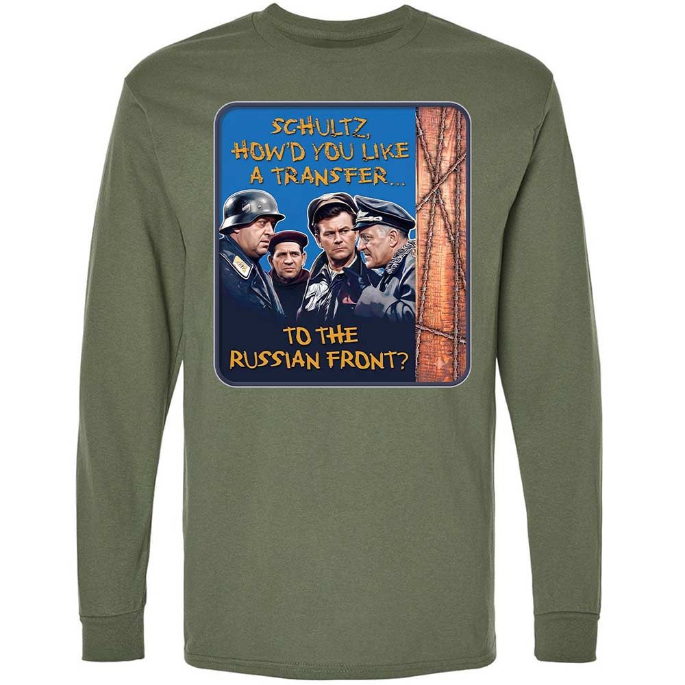 Long Sleeve T-Shirt - ZGD2YC6M - Military Green - 19