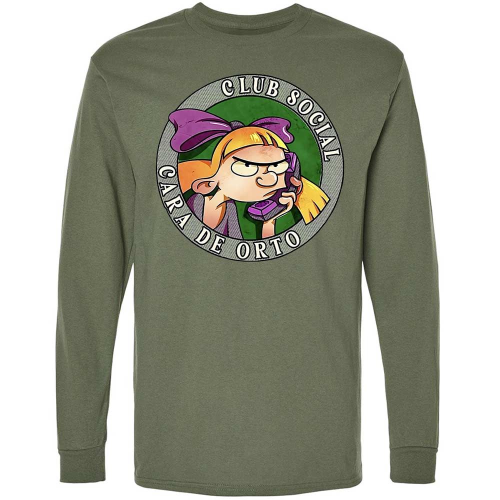 Long Sleeve T-Shirt - F1PJQCW7 - Military Green - 19
