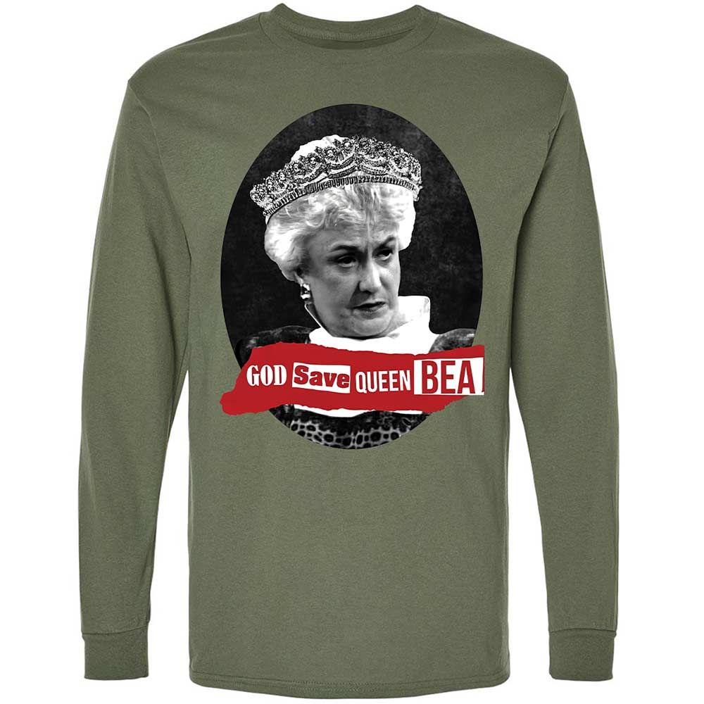 God Save Queen Bea - Military Green - 19