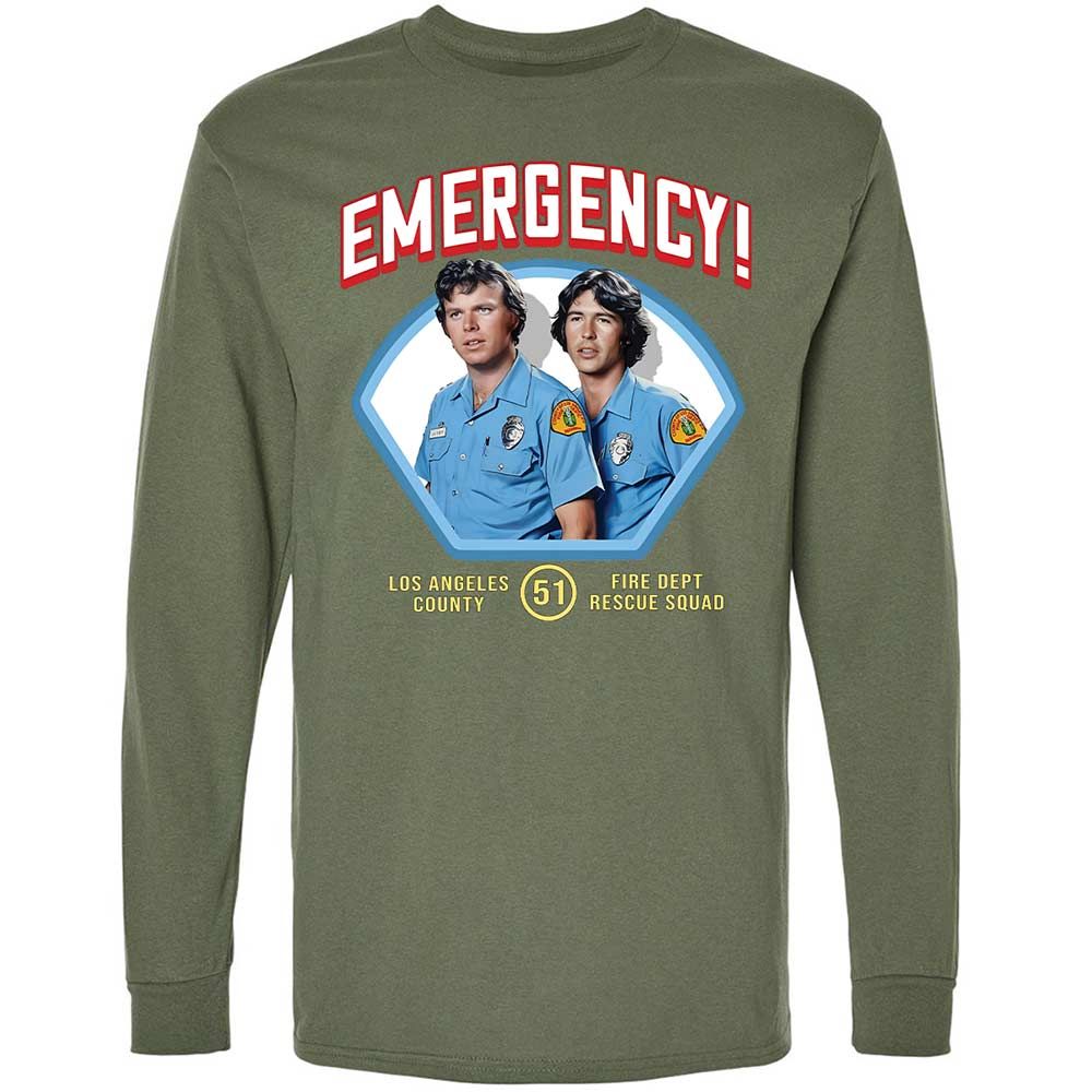 Long Sleeve T-Shirt - X9MZ3CXL - Military Green - 19