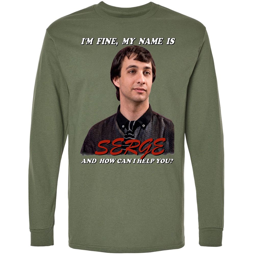 Long Sleeve T-Shirt - RL3NL6KP - Military Green - 19