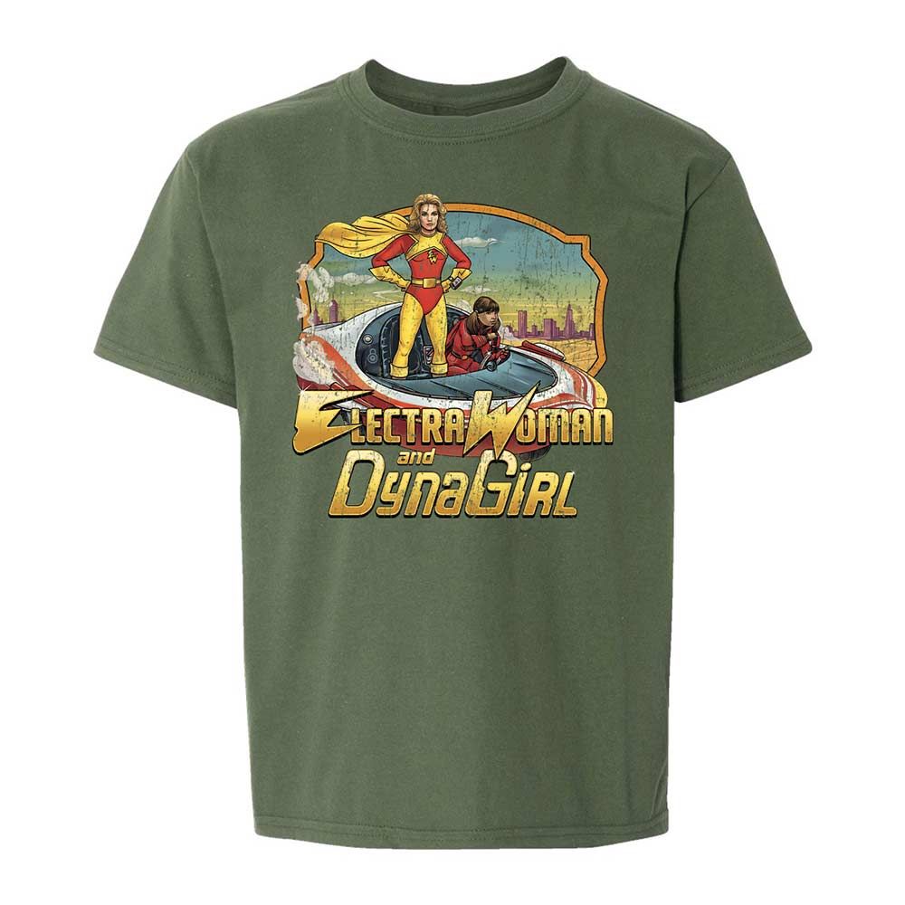 Kids T-Shirt - ADVFLRJN - Military Green - 19