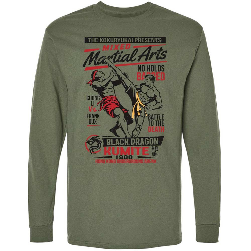 Long Sleeve T-Shirt - 8EVVDK17 - Military Green - 19