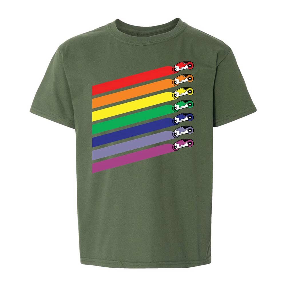 Race The Rainbow - Military Green - 19