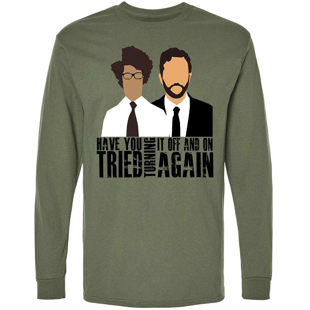 Long Sleeve T-Shirt - UXBJDPUN - Military Green - 19