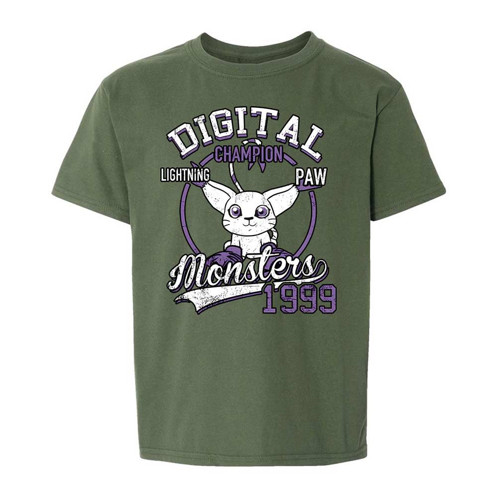 Kids T-Shirt - LM6UR3GN - Military Green - 19