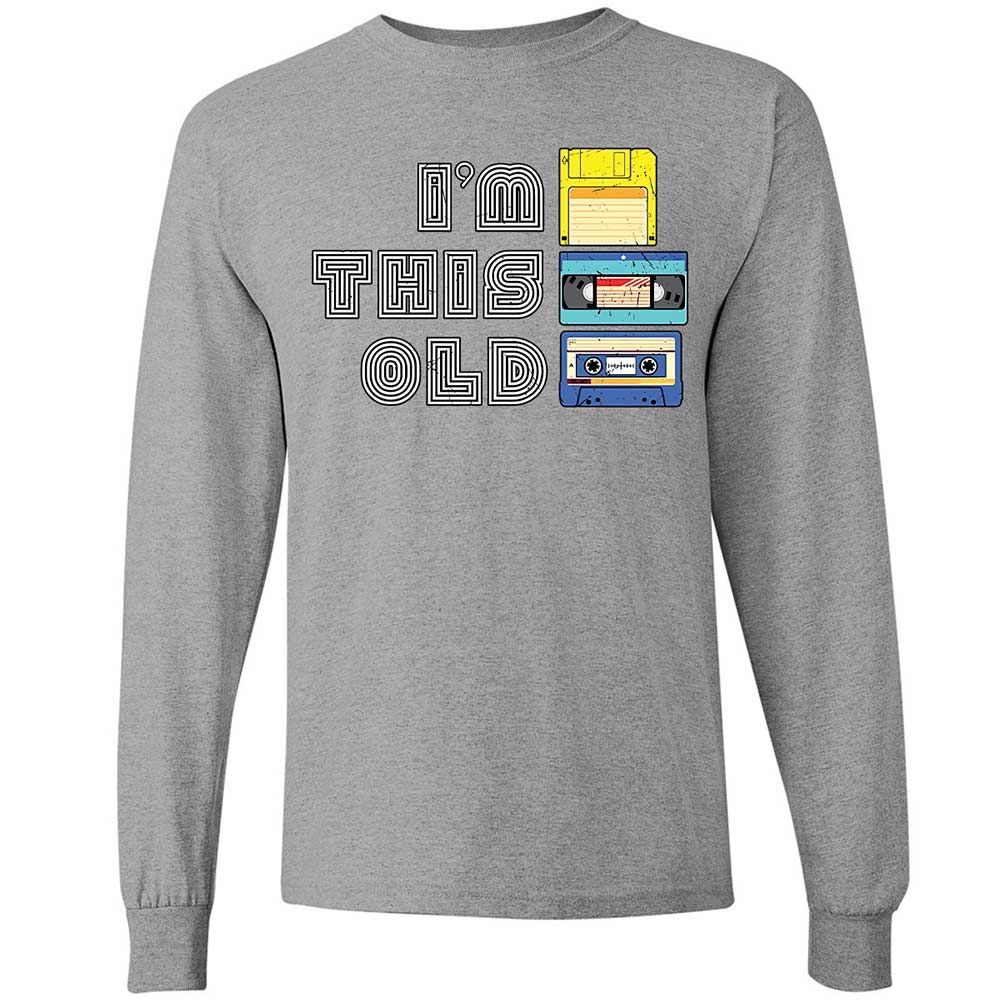 Long Sleeve T-Shirt - Black - Sport Grey - 19