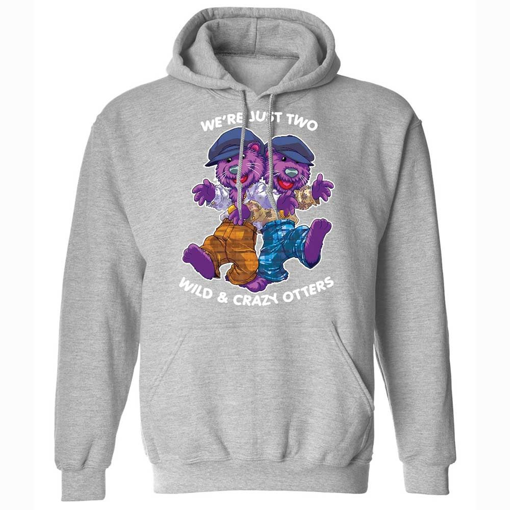 Two wild & crazy otters - Sport Grey - 19