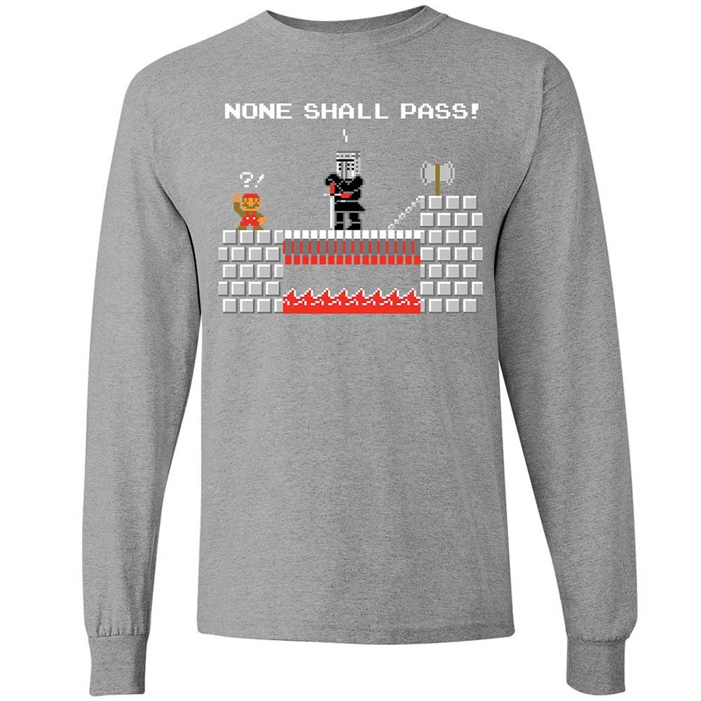 No Plumbers Shall Pass - Sport Grey - 19