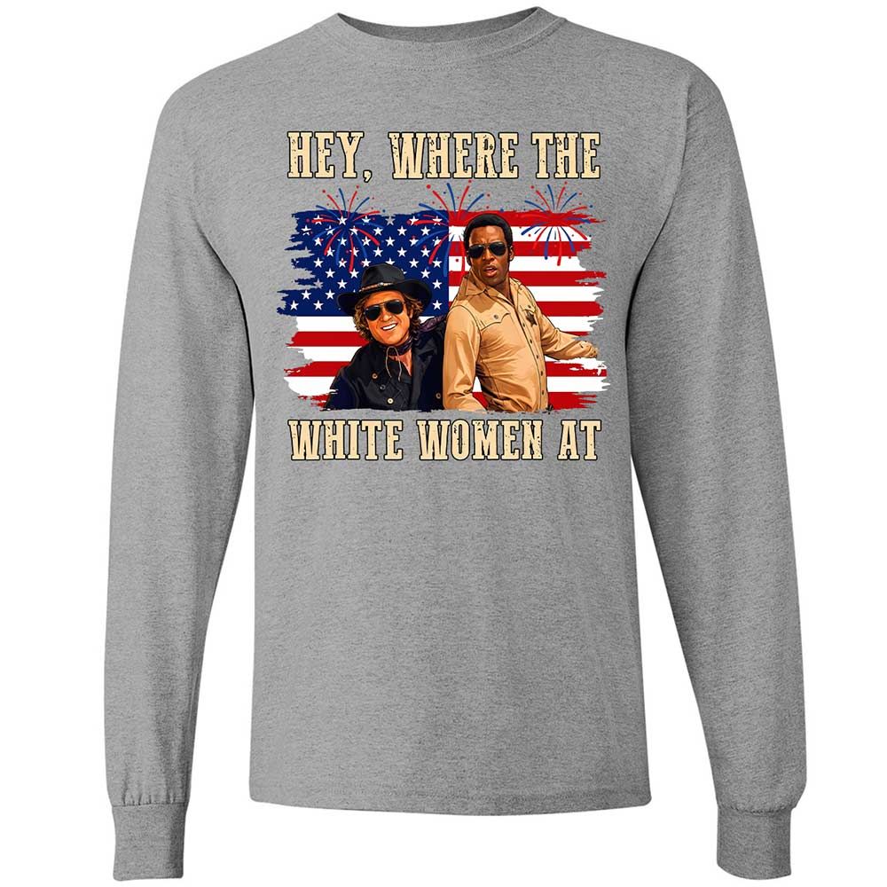 Hey Where The White At - Sport Grey - 19