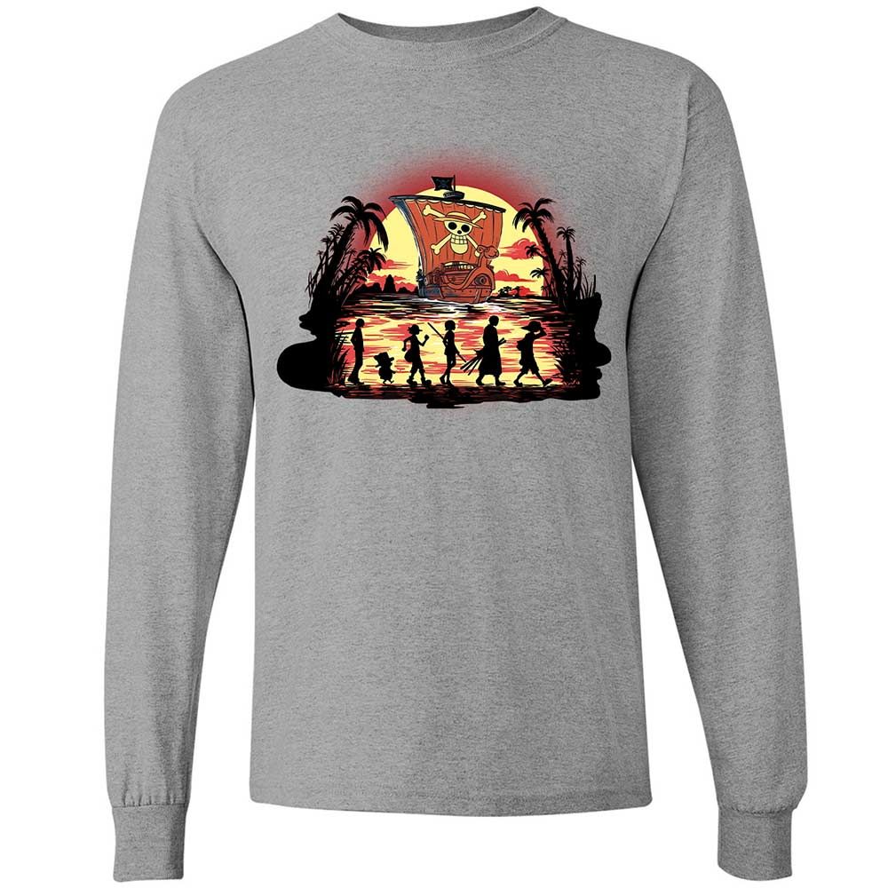 Long Sleeve T-Shirt - C1DKB4H2 - Sport Grey - 19