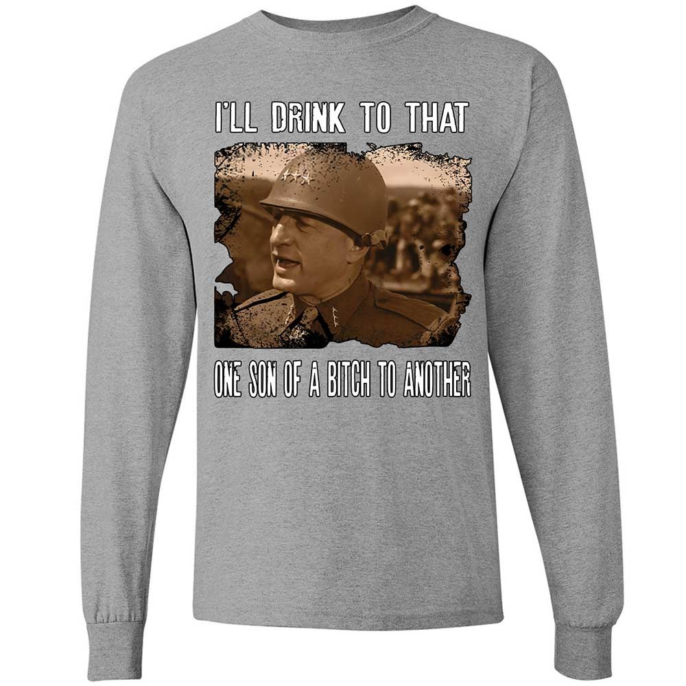 Long Sleeve T-Shirt - FKYQXN81 - Sport Grey - 19