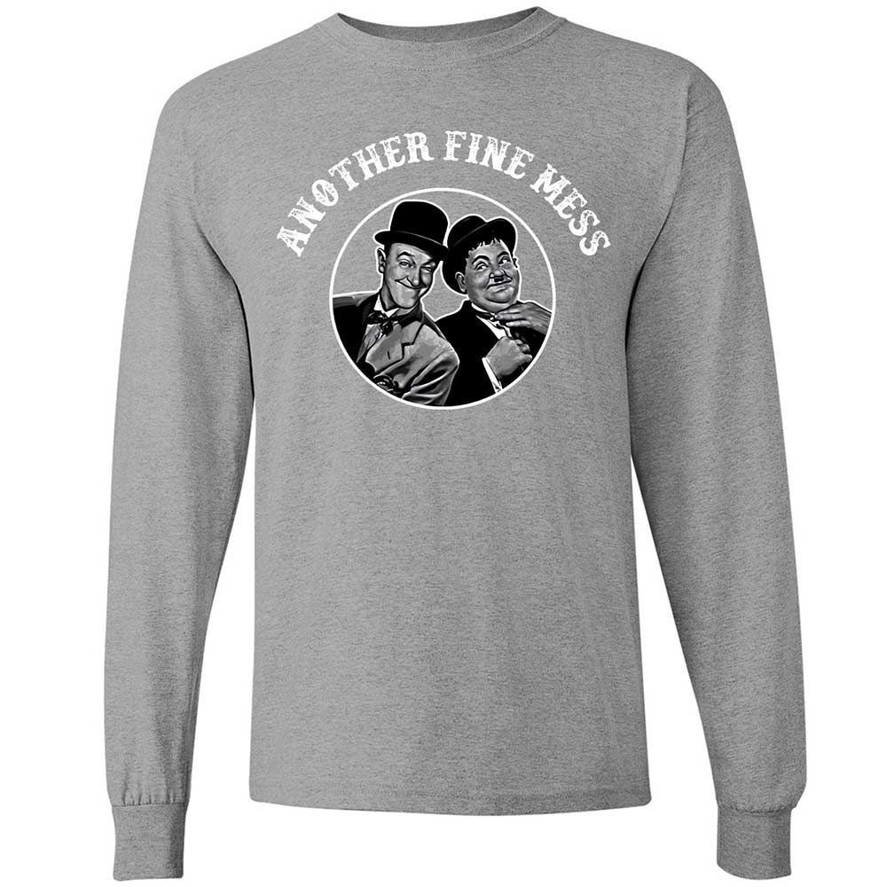 Long Sleeve T-Shirt - B2HC7CUP - Sport Grey - 19