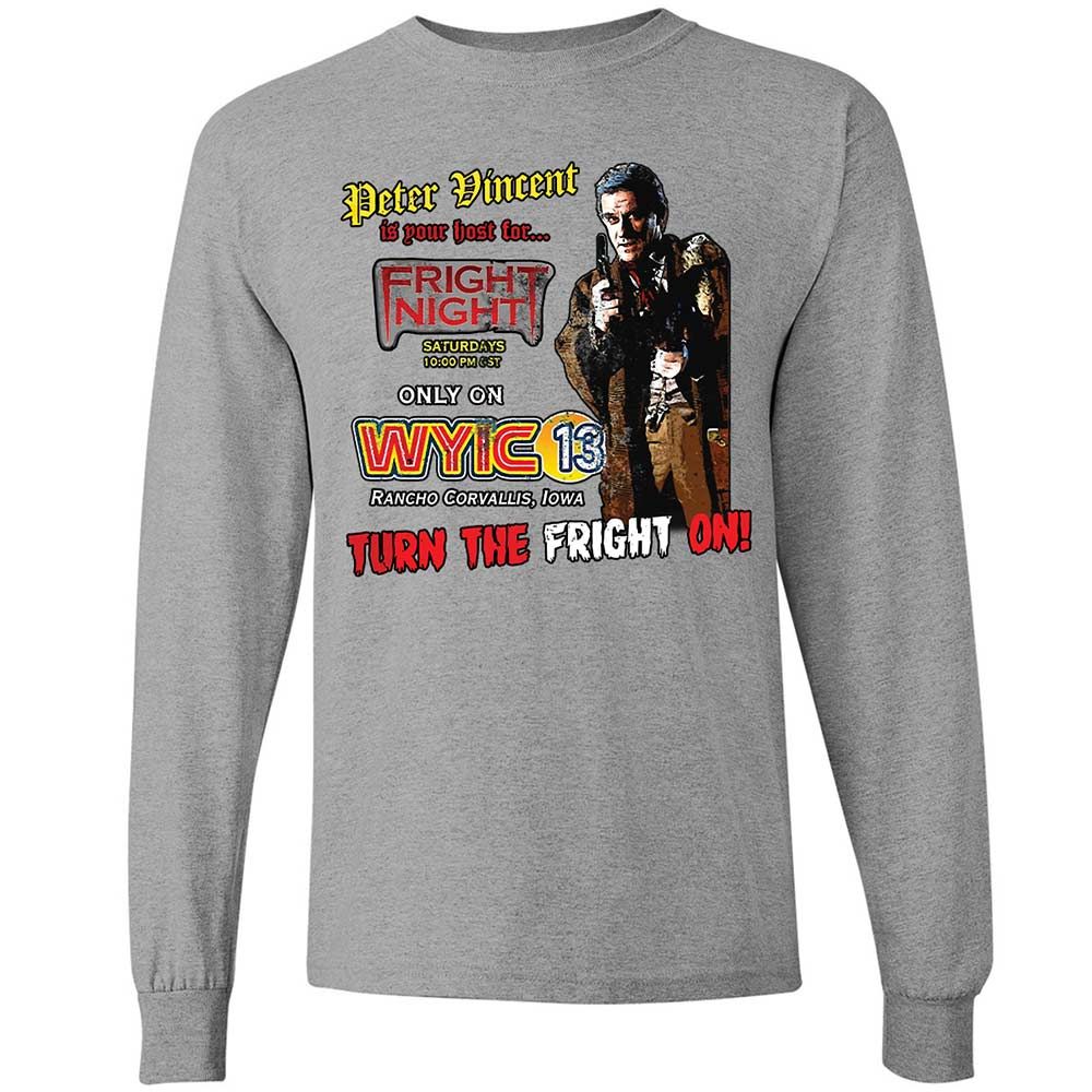Peter Vincent Fright horror night cult - Sport Grey - 19