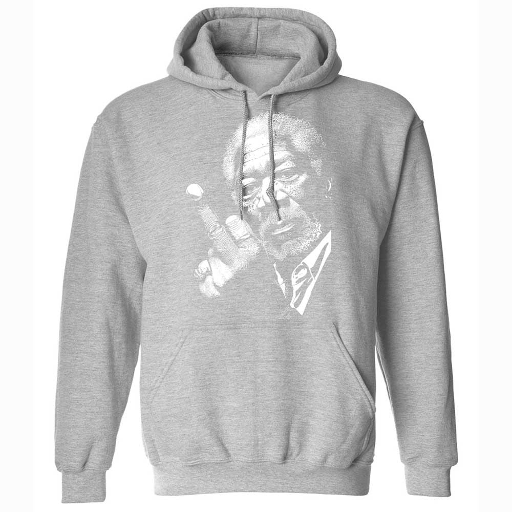 Morgan Freeman middle finger - Sport Grey - 19