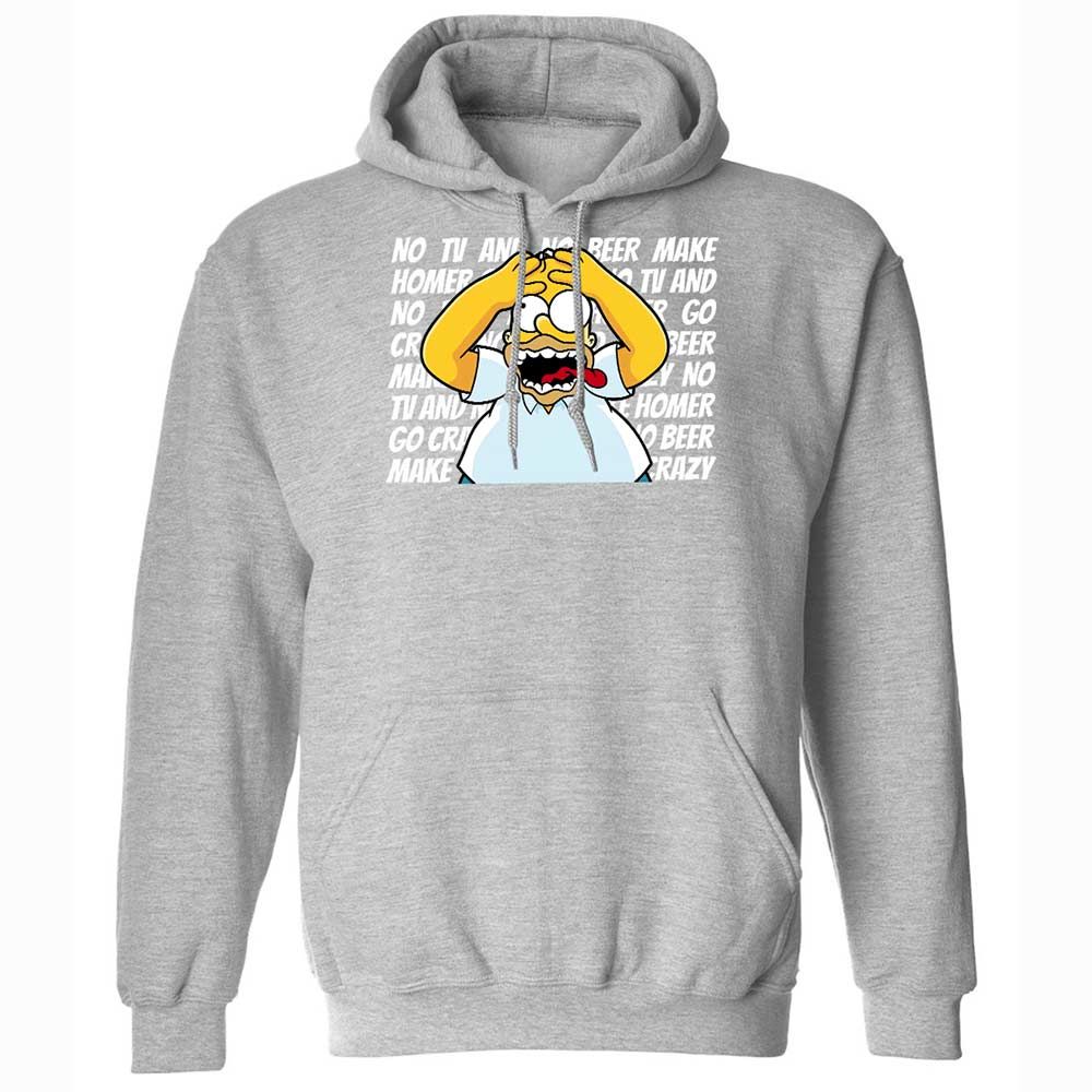 No TV and No Beer Make Homer Go Crazy - Sport Grey - 19