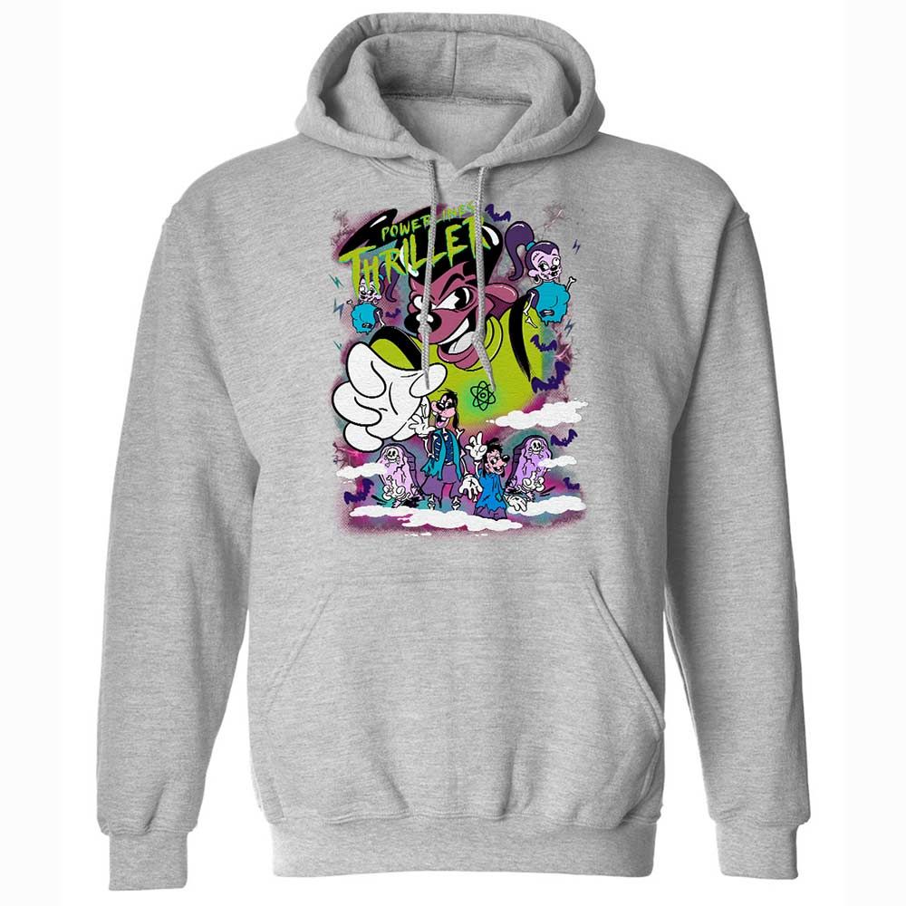 Vintage Pop Cartoon Horror Mashup - Sport Grey - 19