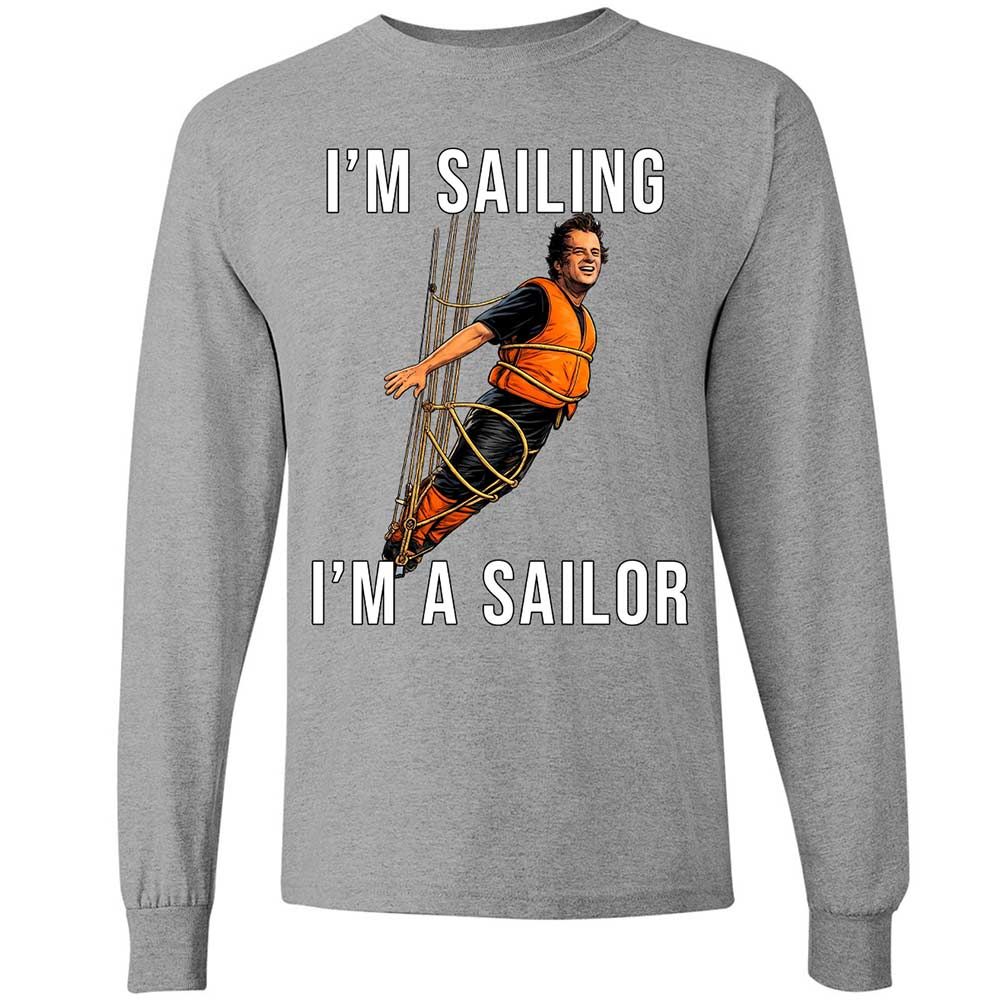 Long Sleeve T-Shirt - BS1R9PVU - Sport Grey - 19