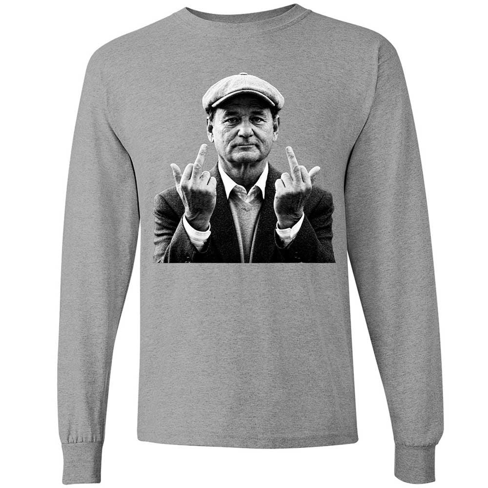 Bill Murray Middle Finger - Sport Grey - 19