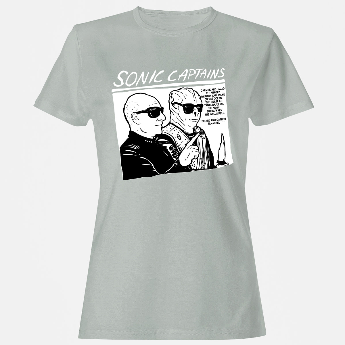 Women's T-Shirt - 828X1VUV - Ash - 2