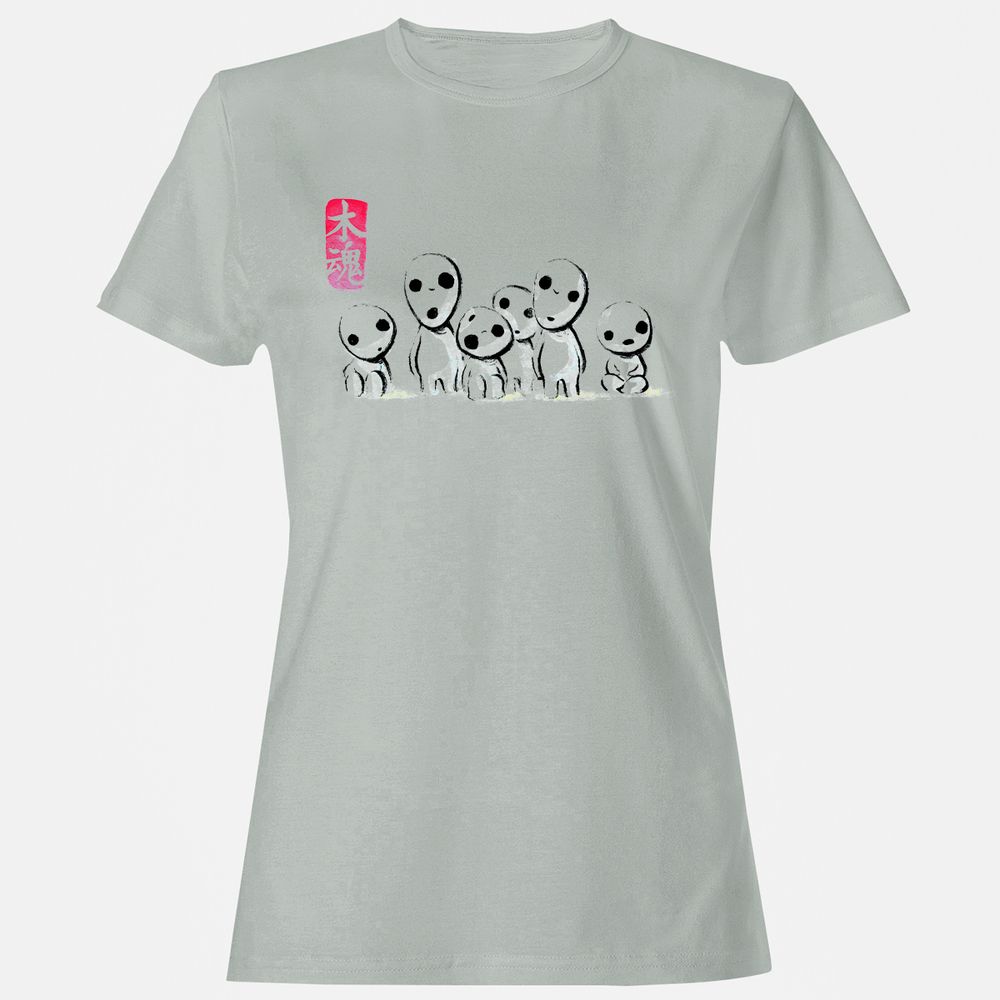 Women's T-Shirt - PZW5CKAB - Ash - 2