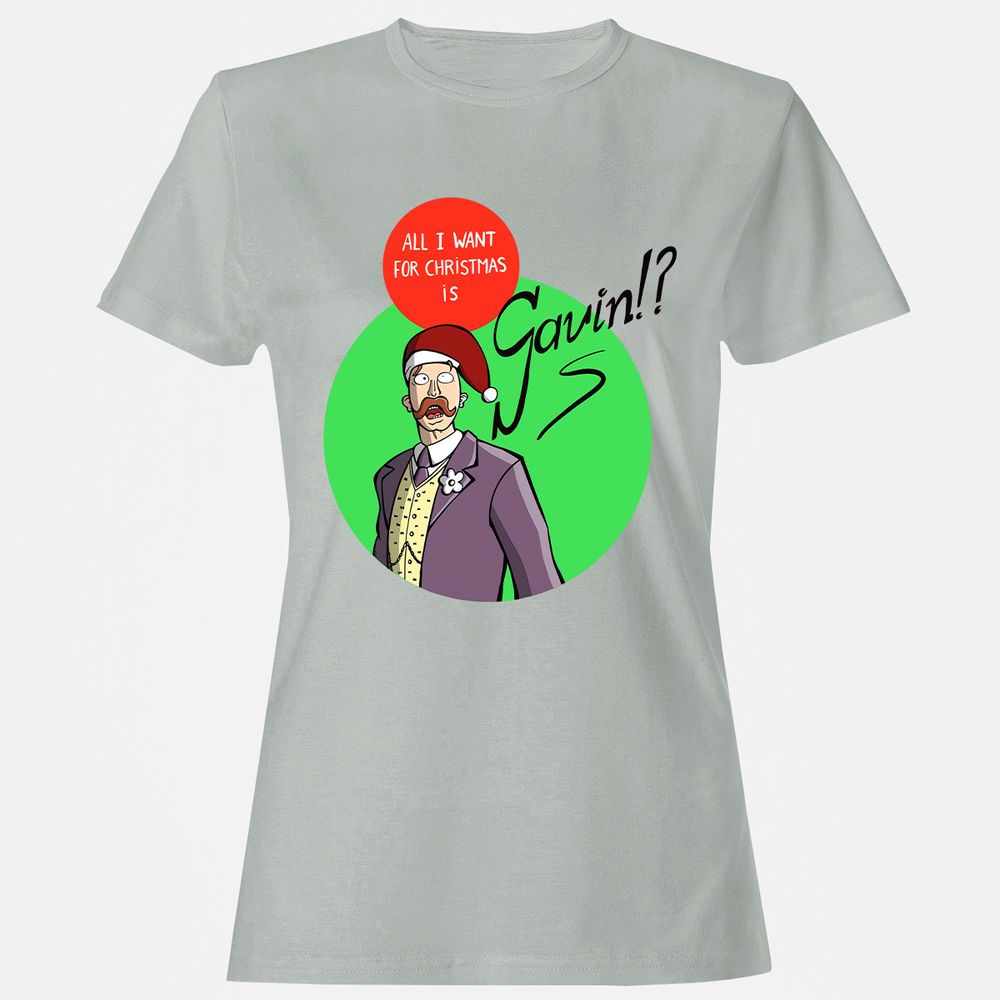 Women's T-Shirt - B5JMH1VX - Ash - 2
