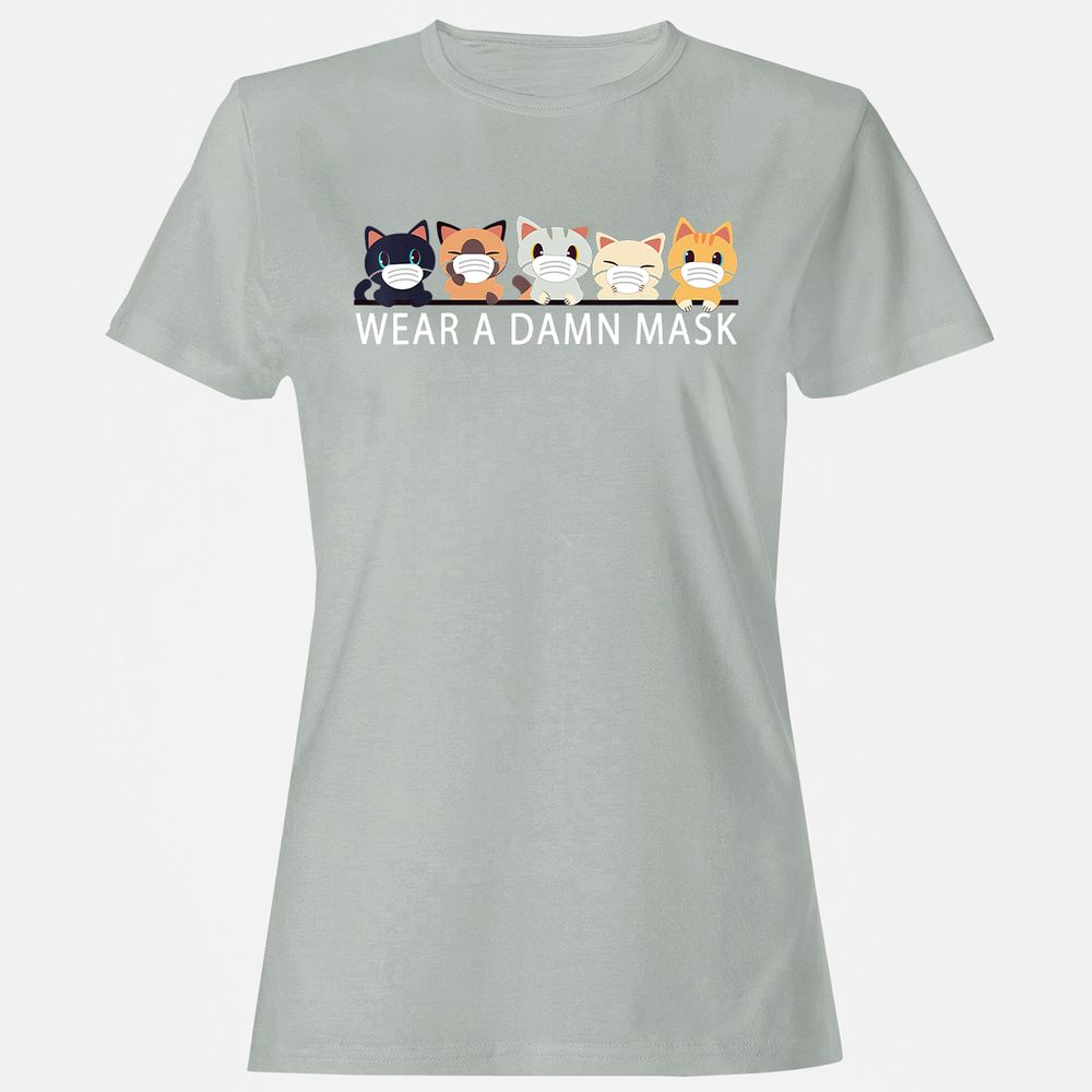 Women's T-Shirt - KTXJXDWX - Ash - 2