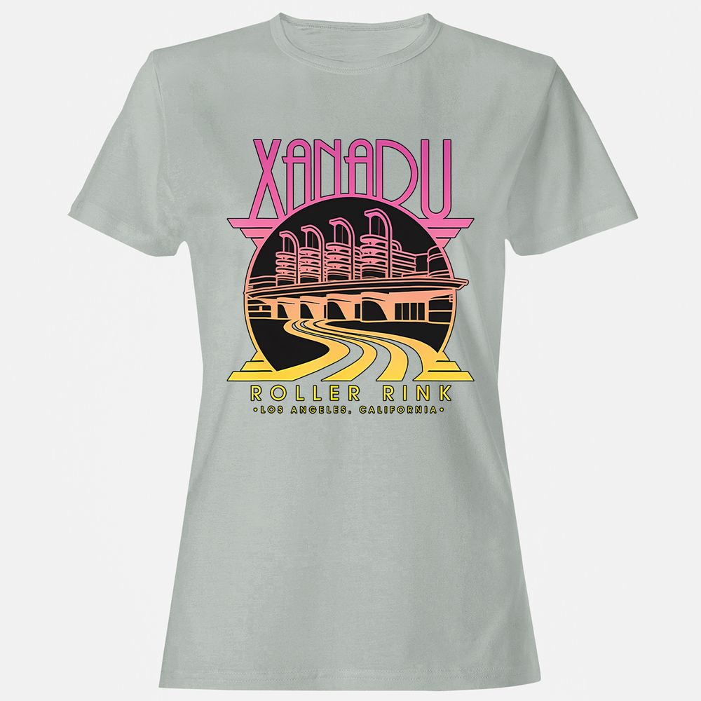 Olivia Newton-John Xanadu Roller Rink Pink Yellow Fade - Ash - 2