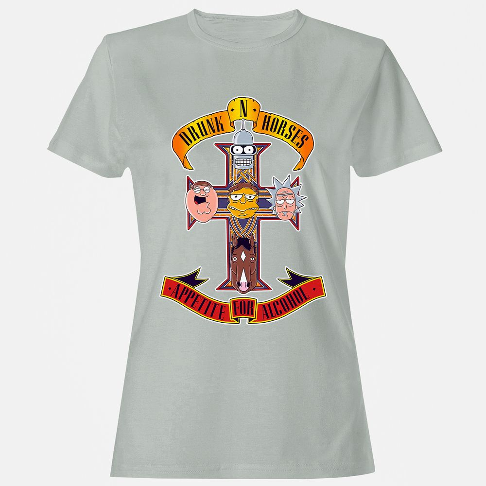 Women's T-Shirt - SHV1YSTU - Ash - 2