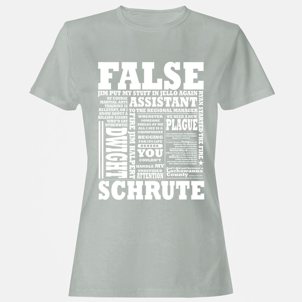 Women's T-Shirt - NEYKQ3CS - Ash - 2