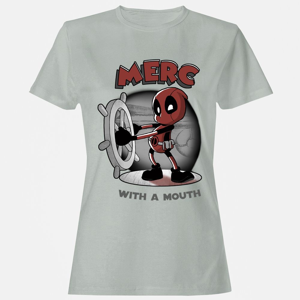 Women's T-Shirt - 91XD9FGA - Ash - 2