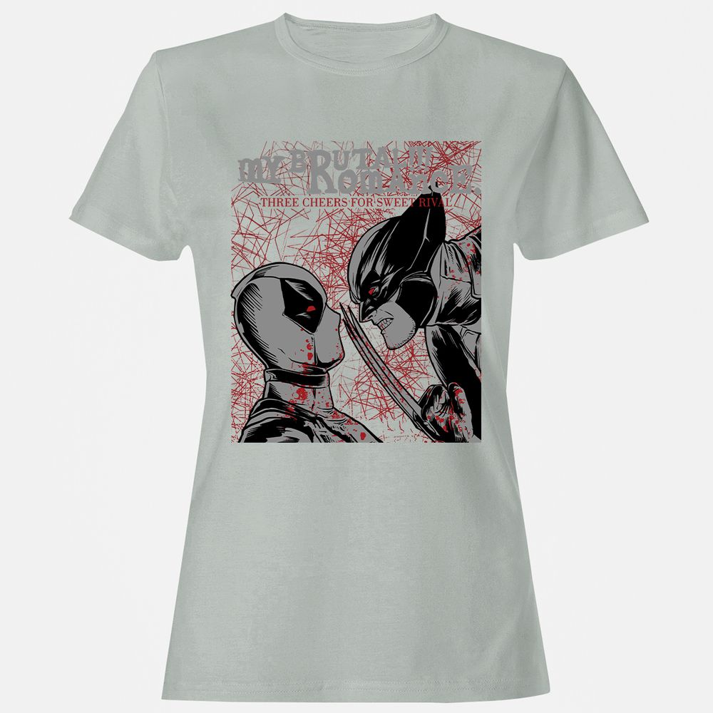 Women's T-Shirt - 3PKSBE17 - Ash - 2