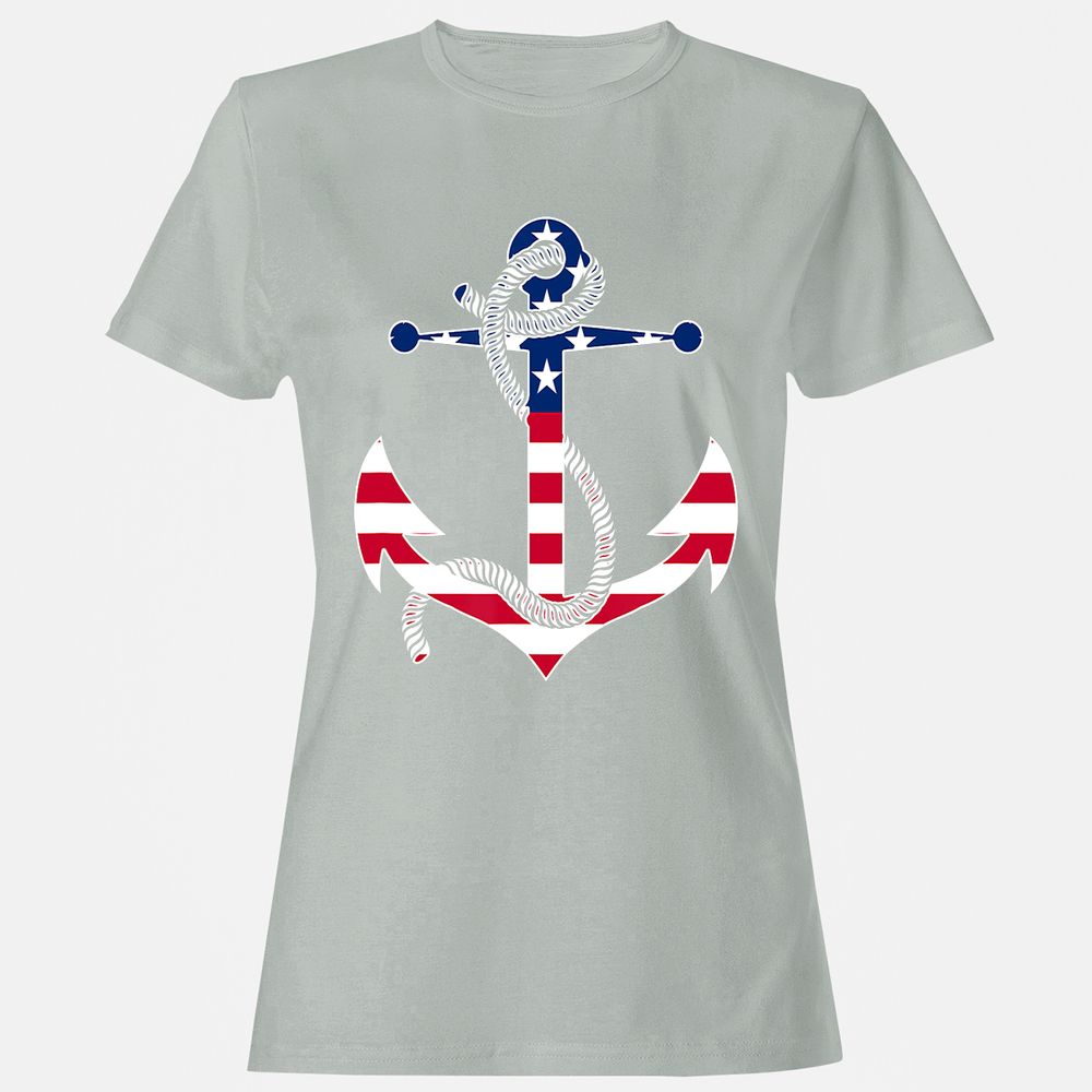 Women's T-Shirt - RRE6YGUL - Ash - 2