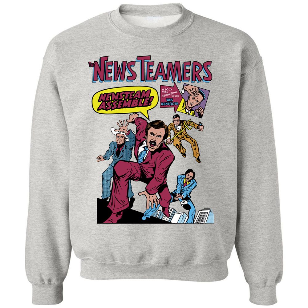 Classic Unisex Sweatshirt - ZEBCGXUL - Ash - 2