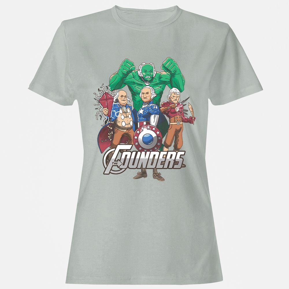 Women's T-Shirt - P1N7KR45 - Ash - 2