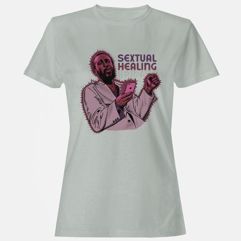 Women's T-Shirt - ELVJAS2D - Ash - 2