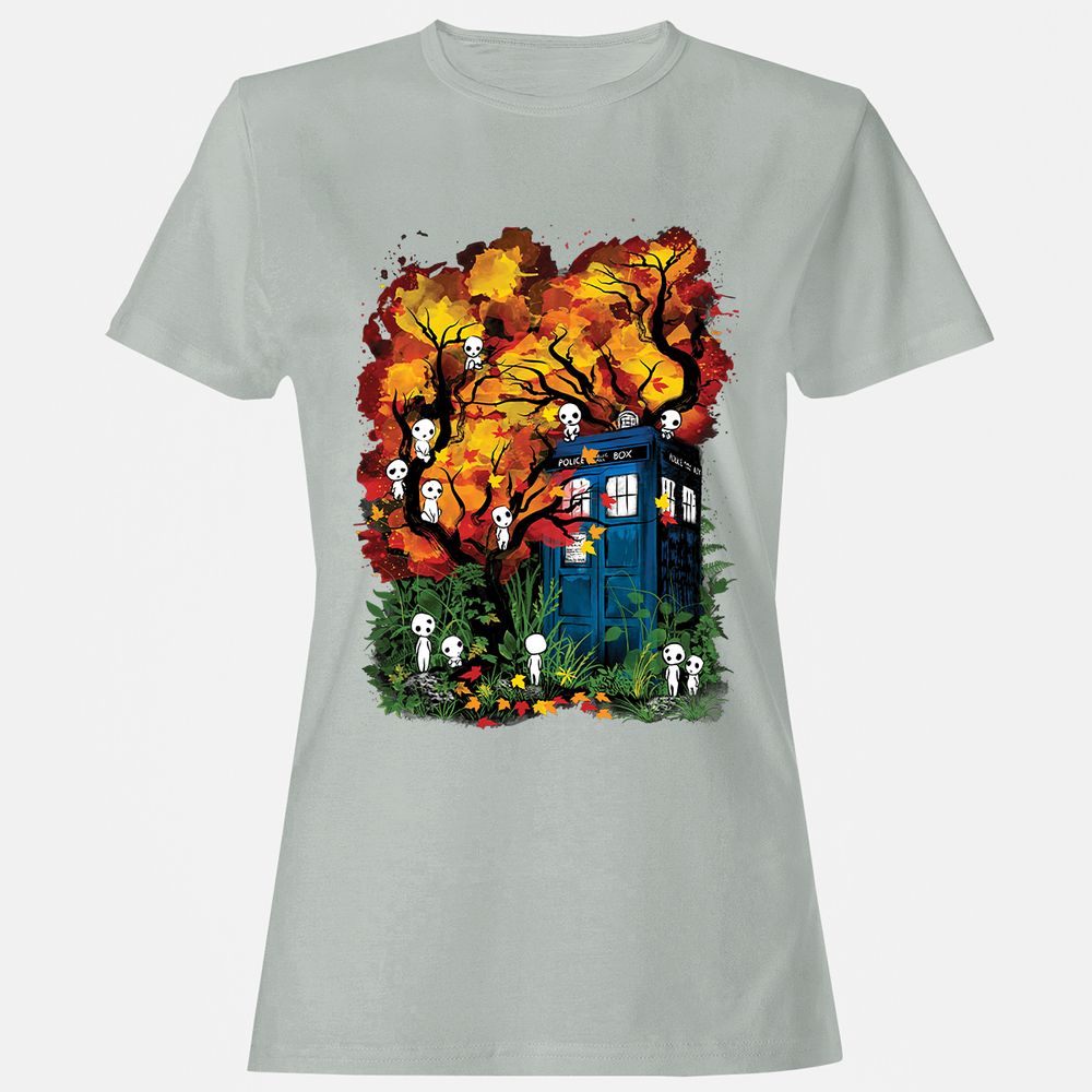 Women's T-Shirt - QP7CRSKD - Ash - 2