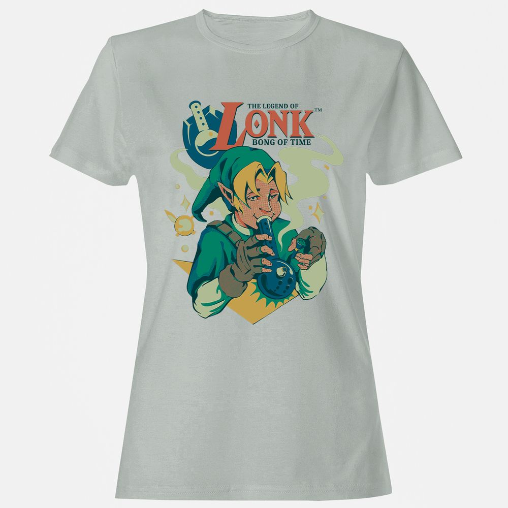 Women's T-Shirt - 8BAG84SY - Ash - 2