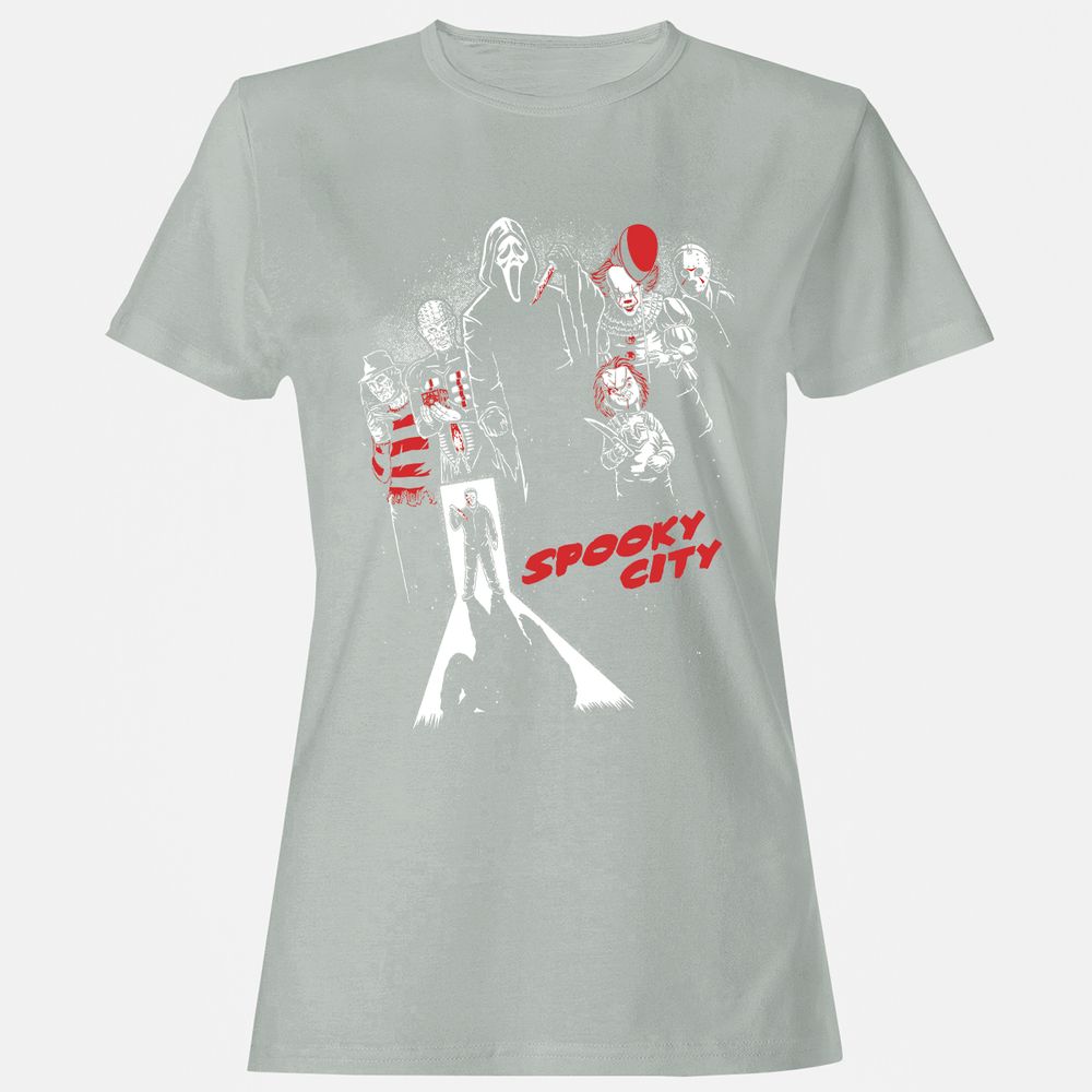 Women's T-Shirt - YQGWQA9P - Ash - 2