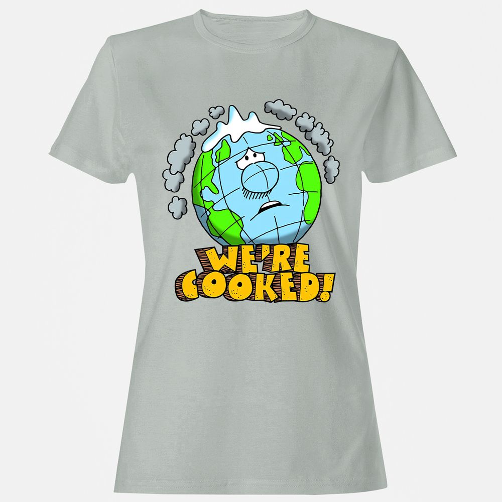 Women's T-Shirt - 8WGVK3BH - Ash - 2